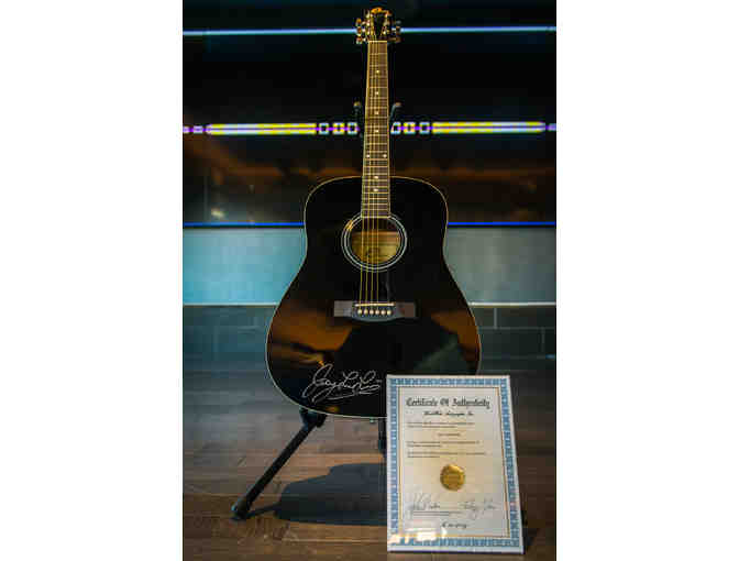 Jerry Lee Lewis Autographed Guitar