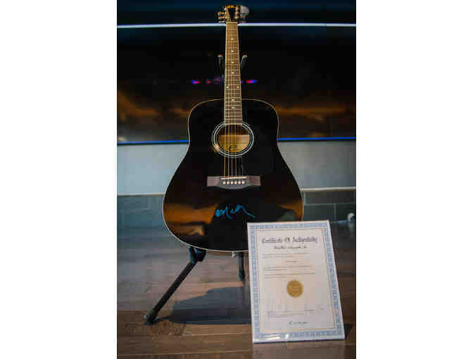 Willie Nelson Autographed Guitar