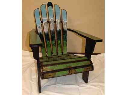 Mountain Splendor Adirondack Chair w/amazonite inlay