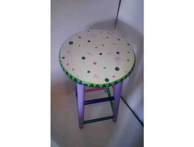 Perfectly Polka Dot stool