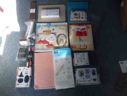 Large package of assorted Stampin' It Up craft products for children