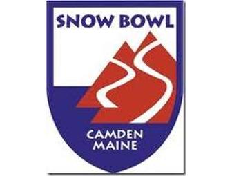 Camden Snow Bowl Ski Lift Tickets