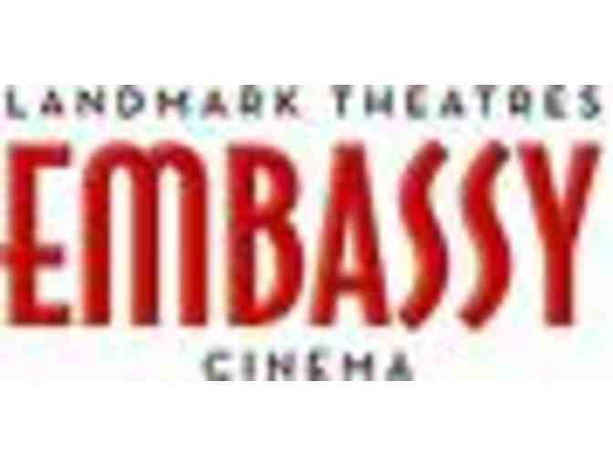 Embassy Landmark Theatre Movie Passes