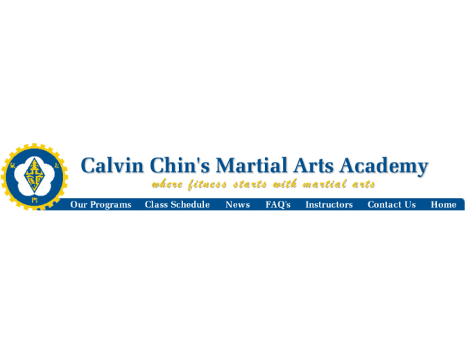 Calvin Chin's Martial Arts Academy '8 Class Session'
