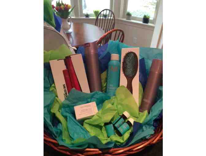 Basket of Hair Care Products