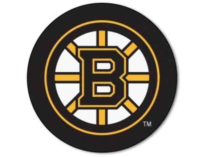 Bruins Hockey Puck Autographed by Curtis Lazar