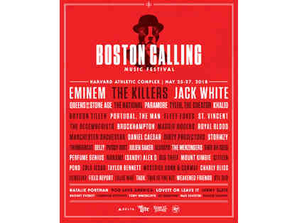 2 Tickets to Boston Calling (3 Day GA Pass)