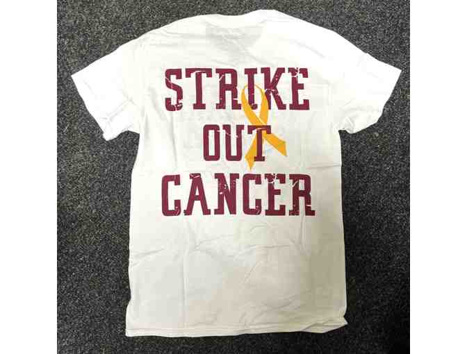 Harvard Softball 'Strike out Cancer' Shirt - small