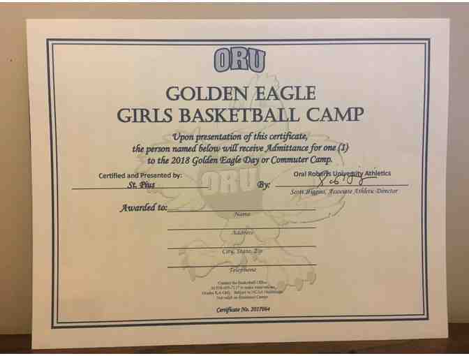 ORU Girls Basketball Camp