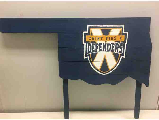 St. Pius X Stadium Quilt and Yard Sign