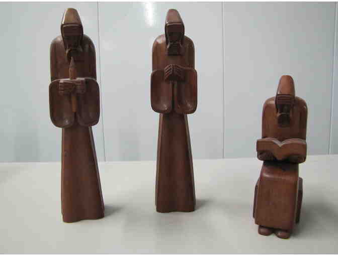 3 Wooden Monks