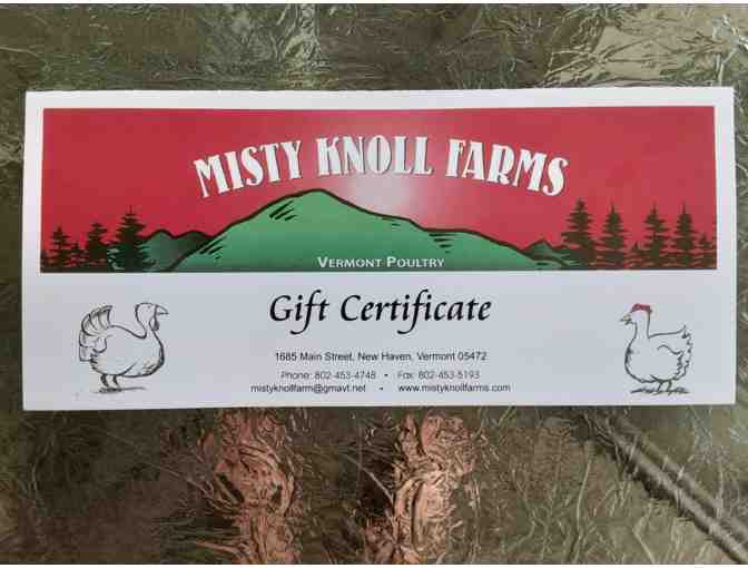Misty Knoll Farm Gift Certificate