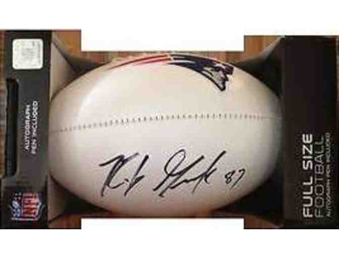 New England Patriots - Rob Gronkowski Signed Football