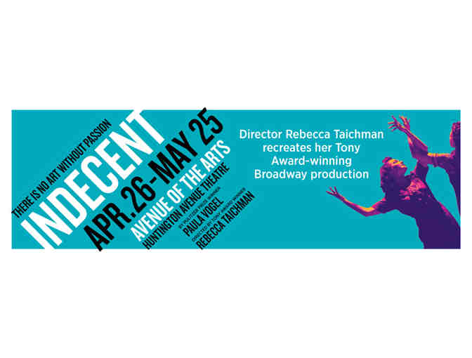 Huntington Theatre Company - Two Tickets to Indecent or Yerma