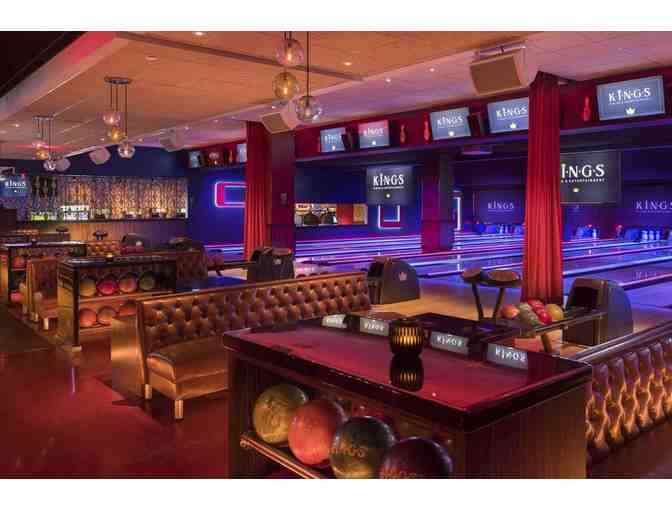 Kings Dining and Entertainment - Bowling and Pizza Party for up to 6 people