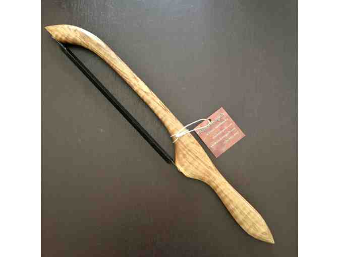 Handcrafted Curly Maple Bread Knife - Photo 1