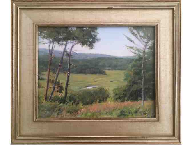 Pam Perras Fine Art - Hazy Day of Summer (Crane Estate) - Framed Painting