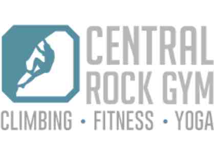 Central Rock Climbing Gym - Two Passes with Full Gear Rental and Intro Belay Class