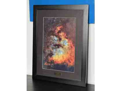 D. Heilman Astrophotography - Framed Time-Lapse Photo of a Distant Nebula