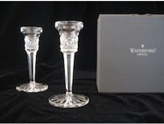 Set of 2 Waterford Crystal Candlesticks