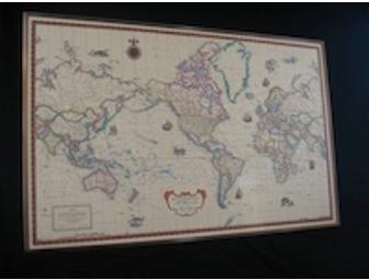 Rand McNally Signature Series Framed Old World Map
