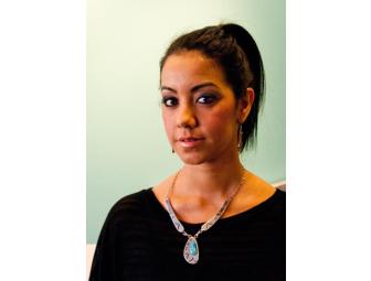 Navajo Sterling Silver & Turquoise Necklace & Earring Set