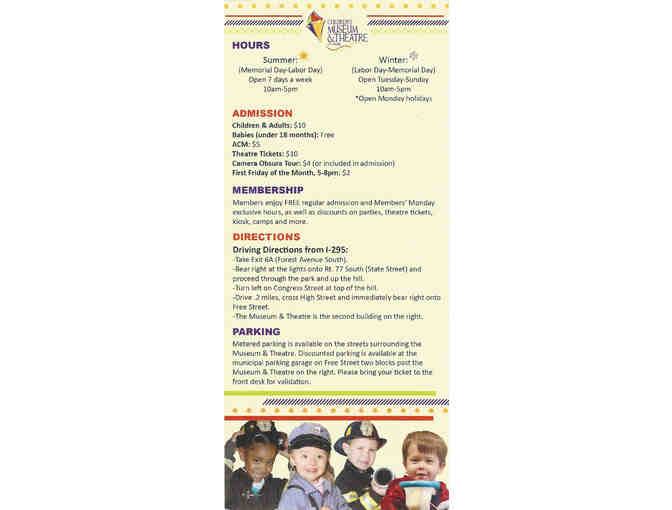 Children's Museum & Theatre of Maine - 2 Free Admissions