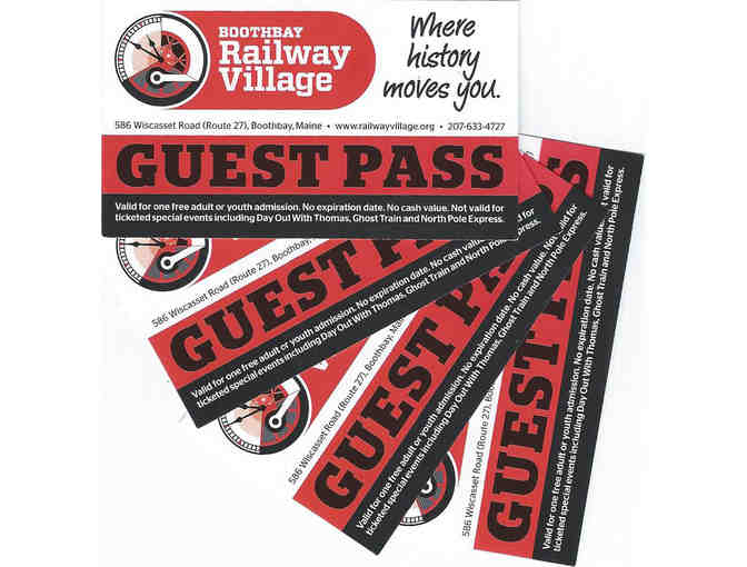 Boothbay Railway Village Guest Passes