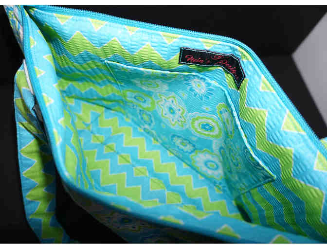 Nein Designs Zippered Purse - Blue/Green