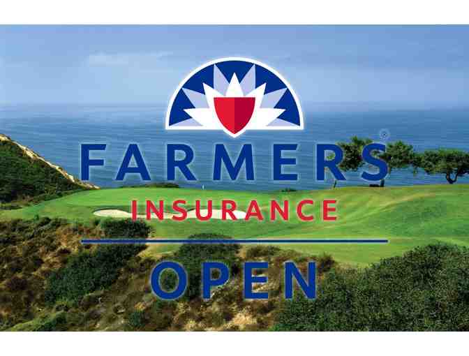 2 Tickets to PGA Farmers Insurance Open Golf Tournament + Pin Flag - Torrey Pines - Photo 1