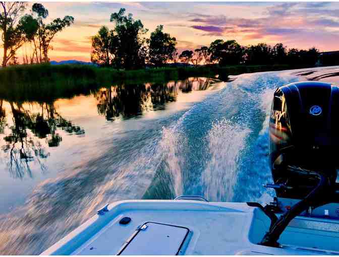 Napa Valley Sunset Cruise by Wombat Charters & Brand Napa Valley Wine Tasting for 4