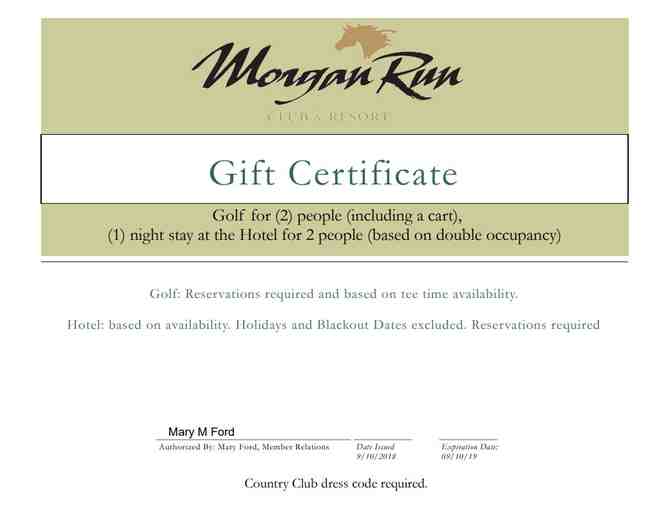 Morgan Run Stay and Play Package--