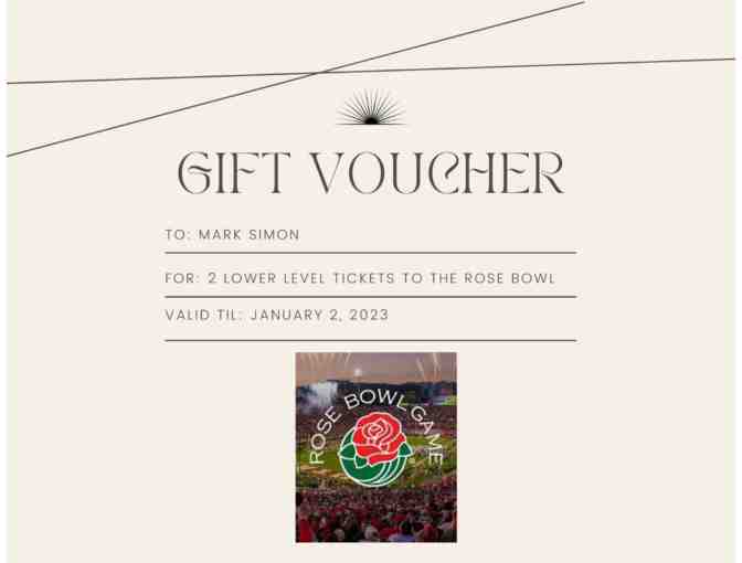 2 Lower Level Tickets to the Rose Bowl - Photo 1