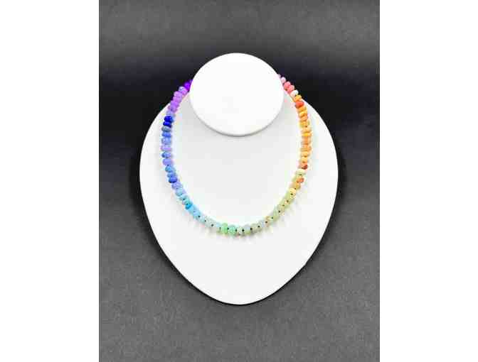 Kaipua Jewelry - Rainbow Opal Necklace