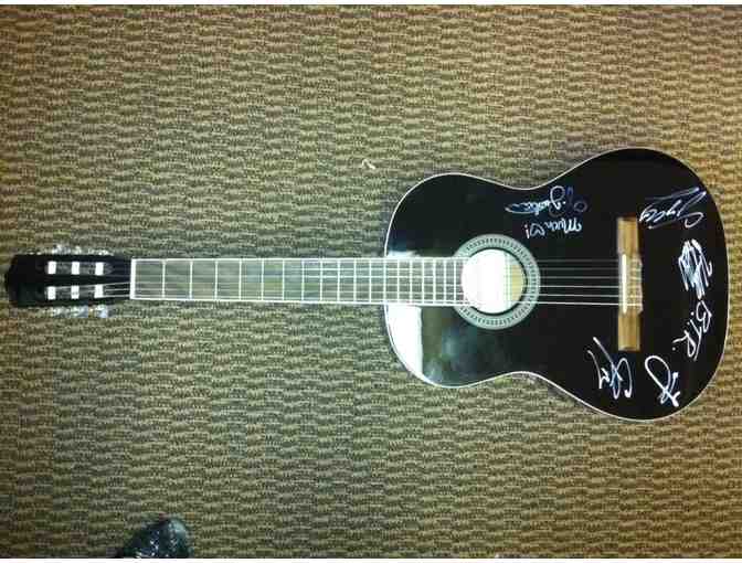 Guitar autographed by Big Time Rush & Victoria Justice