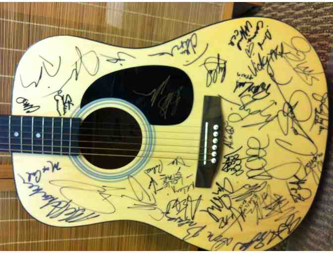 Guitar autographed by the Stars of 2012