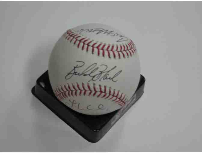 Baseball autographed by members of the San Diego Padres