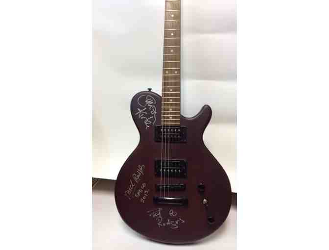 Guitar autographed by Bad Company