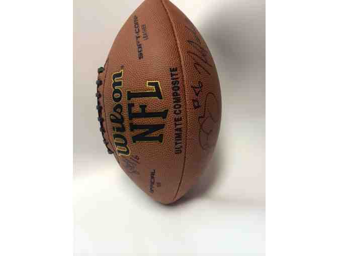 Football signed by Members of the 2014 San Diego Charger Football Team