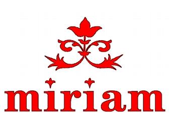 $50 Gift to Miriam Restaurant