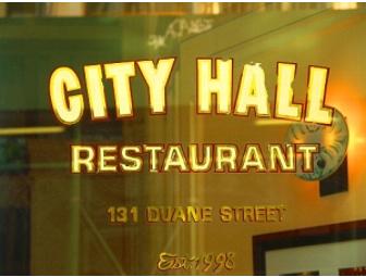 City Hall Restaurant - Brunch for Six *Online Only*