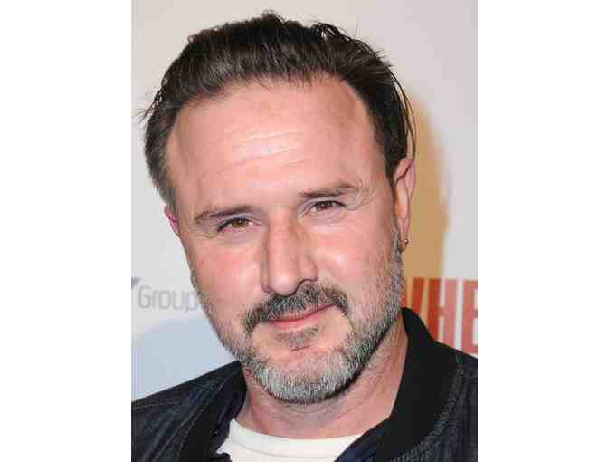 Bob Ross Style Painting by David Arquette