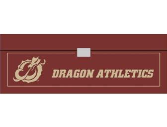 Rosewood Wine Box w/4 Tools & Plush Lining- Engraved with Dragon Athletics