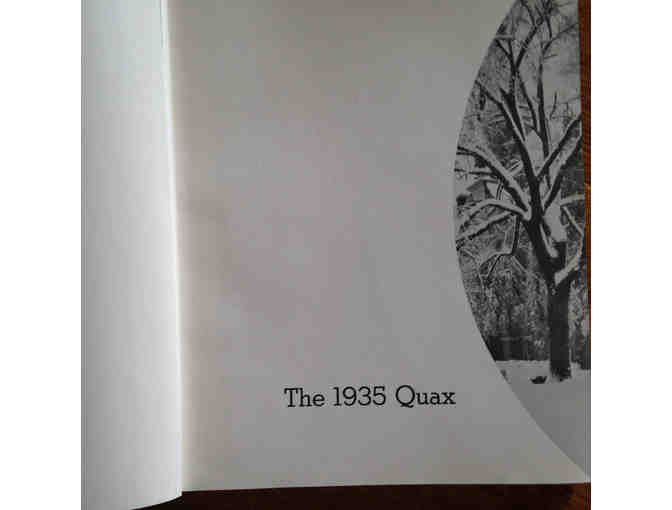 Naming Rights to the 1935  Drake Quax Yearbook to be displayed in the Alumni Room