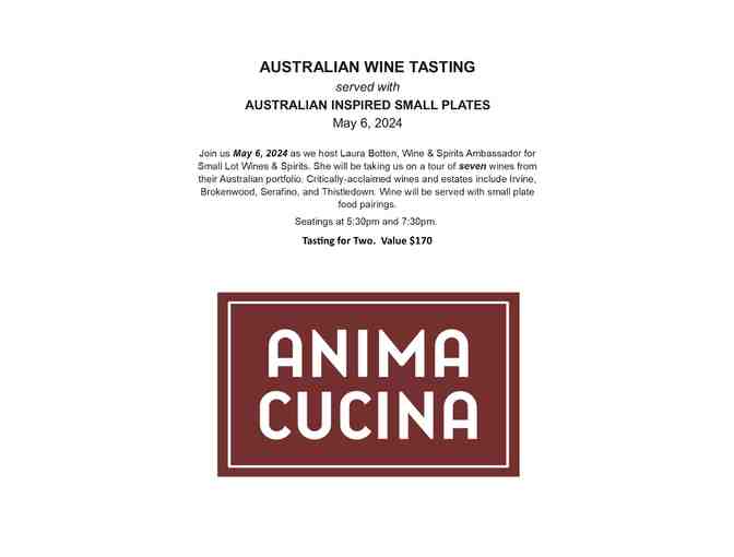 Anima Cucina Wine Tasting - Photo 1