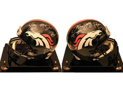 Broncos Legends Signed Helmet