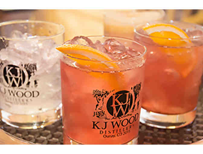 KJ Wood Distillers Jinn Ginn and Ouray Whiskey (one bottle of each)