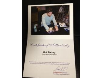 New York Mets-Framed R.A. Dickey Autographed Photograph