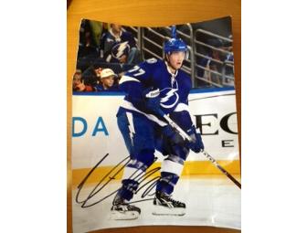Tampa Bay Lighting-Autographed Puck, Hat and Photograph