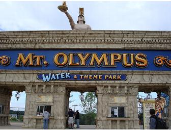 4 Passes to Mt. Olympus Water and Theme Park and Top Secret